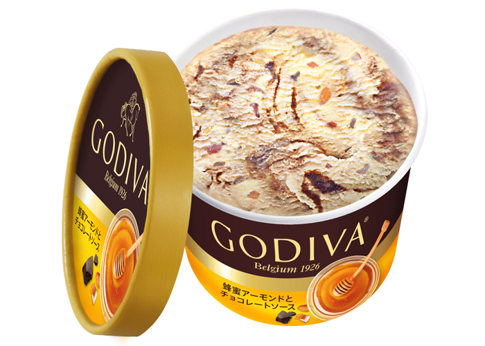 ゴディバ カップアイス「蜂蜜アーモンドとチョコレートソース」3月29日（月）から数量限定販売