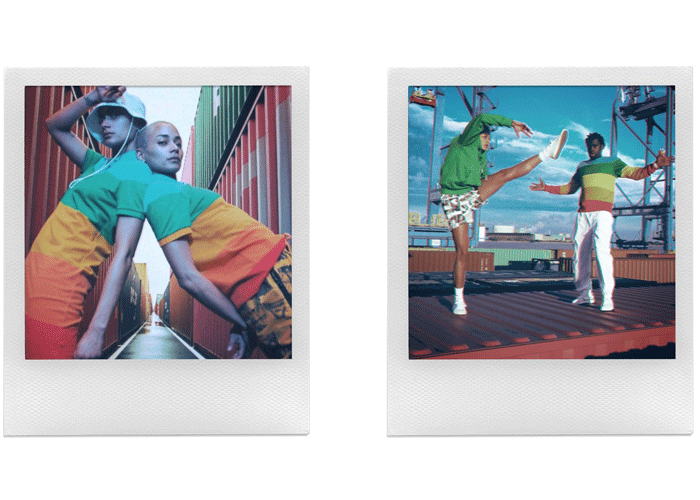 LACOSTE × POLAROID：カラフルなコレクション