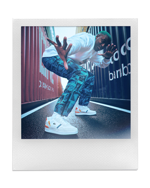 LACOSTE × POLAROID：カラフルなコレクション