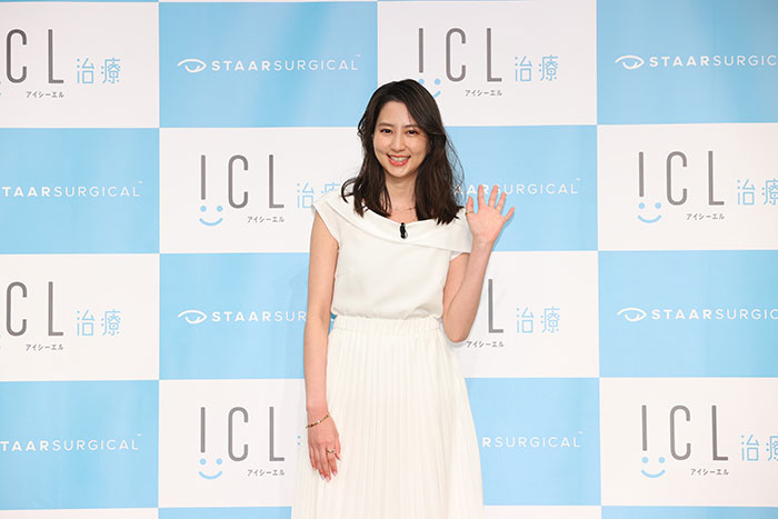 河北麻友子、 ICL治療で日常生活の変化を実感！ 「世界が変わった！多くの人にICL治療を受けて欲しい！」