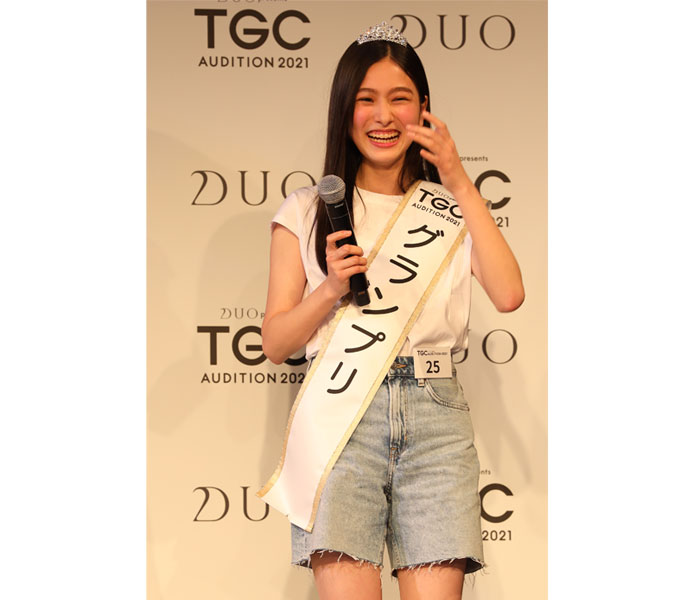 約6,400人の頂点に14歳 寺島季咲さんがグランプリを受賞 ！＜DUO presents TGC AUDITION 2021＞