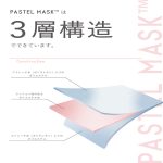 おしゃれなプリントシール付きで数量限定新発売！ 洗える３Dカラーマスク 「PASTEL MASK（パステルマスク）みちょぱセレクトカラー」