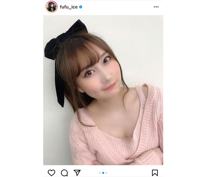 矢倉楓子、ピンクカーディガンとポニーテールの組み合わせが可愛すぎる！「ずっと楓子が１番だよー」