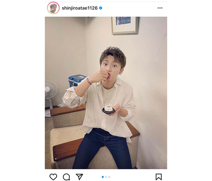 AAA 與真司郎、目を丸くして苺大福を頬張る！「大福美味しそう」「あざとかわいいです」