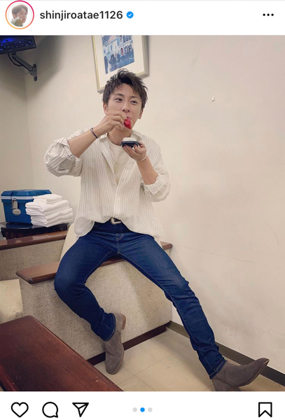 AAA 與真司郎、目を丸くして苺大福を頬張る！「大福美味しそう」「あざとかわいいです」