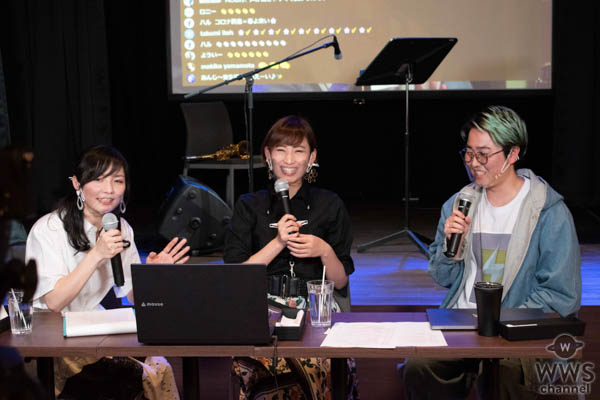 生配信ライブin日本橋アゴラカフェを終えたサックスプレイヤー中村有里、クリエイター菅生健人、MC池永亜美からコメントが到着