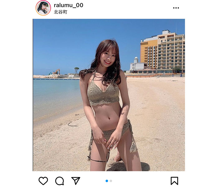 藤川らるむ、砂浜に映えるヘルシー美ボディと天真爛漫な笑顔に釘付け！