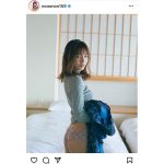 ほのか、旅館の和室で・・・。ふんわり美尻ラインで悩殺