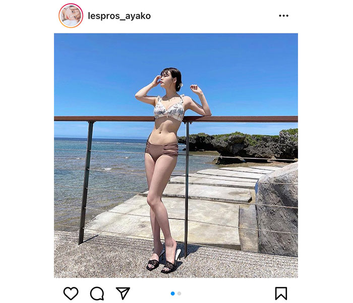 井口綾子、沖縄で魅せるヘルシー美スタイル！「グッドモッツァレラ」