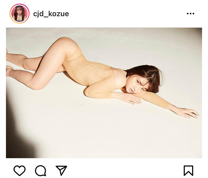 サイバージャパンダンサーズ・KOZUE、裸に見える美麗なセクシーショットに反響！「素敵極まりないね」