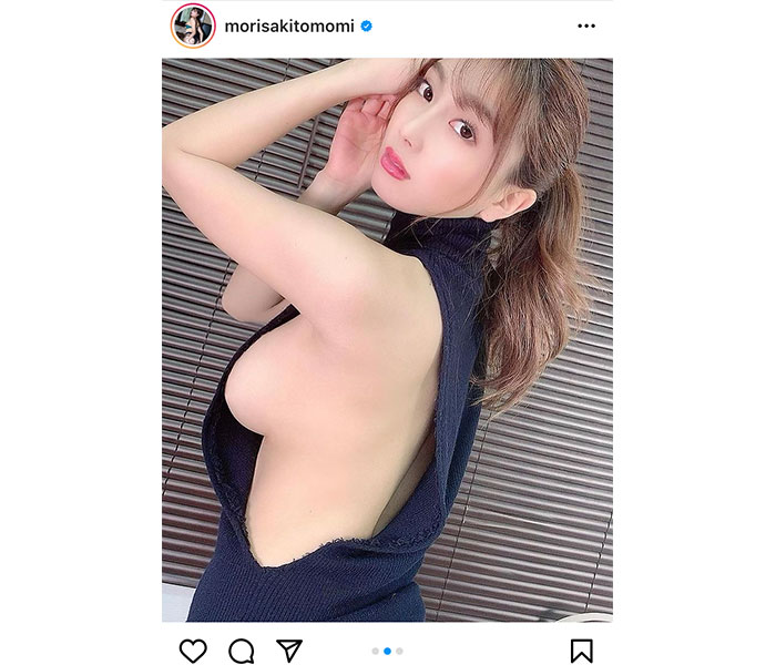 森咲智美、圧倒的な美乳ラインに釘付け！「たまりませんね」