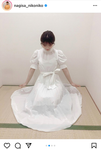 NMB48 渋谷凪咲、“リアル白雪姫”な白衣装に反響ぞくぞく！