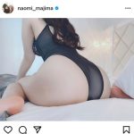 真島なおみ、圧巻の桃尻ショットで魅せる曲線美