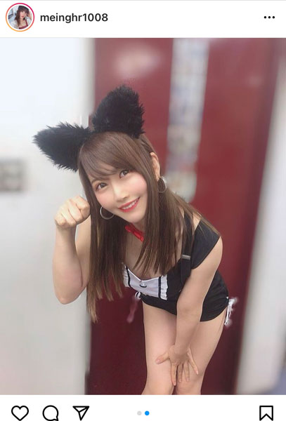 レースクイーン・永原芽衣、えちえちな黒猫コスプレショット公開！