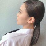 HKT48 豊永阿紀、弓道着姿で凛とした立ち振る舞い「女子校で圧倒的にモテるタイプの先輩」