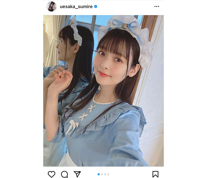 上坂すみれ、“毛深い”爽やかメイド衣装に「惚れました」「癒されます！」の声