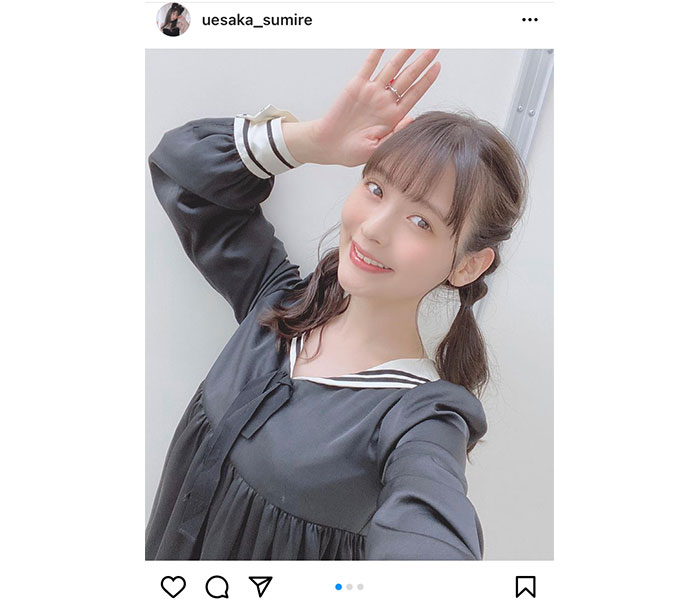 上坂すみれ、黒のミニワンピースコーデで同志をねぎらい「本日も大変毛深いです」