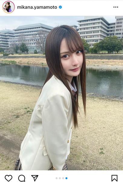 NMB48 山本望叶の制服姿が無敵すぎる！「似合いすぎやろ」「一目惚れしてしまう」と反響ぞくぞく