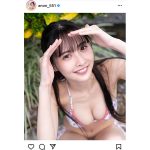 あのん、見上げて見つめる水着ショットが可愛すぎる！