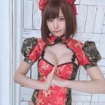 えなこ、チャイナドレス風のレオタード衣装で引き立つ透明感！