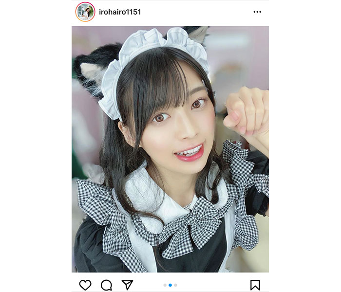 藤田いろは、ご奉仕したい猫耳メイドコスプレに歓喜の声！