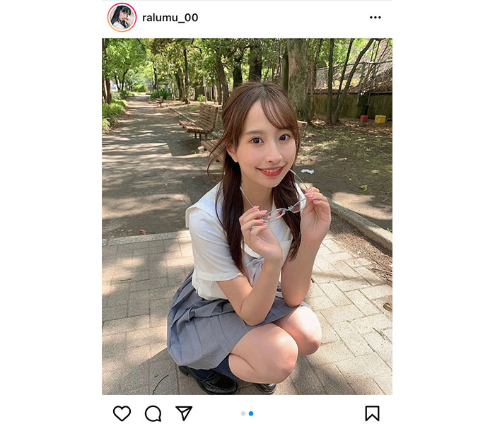 藤川らるむ、夏服で過ごす最後の季節に「沢山制服着たい！」