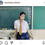 深尾あむ、「お掃除当番でした」夏服の制服姿で学校フォト披露