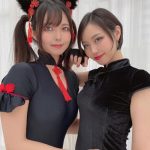九条ねぎ、有栖未桜と2ショットコスプレで猫になる！「ネコ耳似合います」