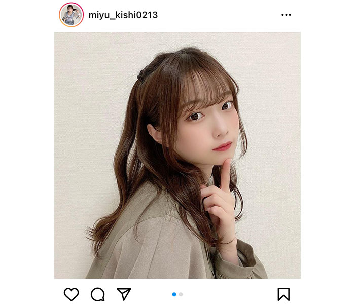 #ババババンビ 岸みゆ、「可愛すぎて困る」ハーフツインの髪型が話題！