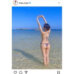 九条ねぎ、海に映える抜群のメリハリ美ボディを大胆公開！