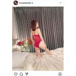 熊田曜子、美プロポーションに釘付けなバックショット公開！