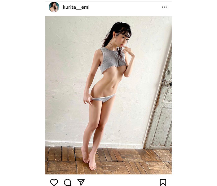 くりえみ、頭からつま先まで惚れる全身美ボディショット公開！