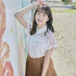 HKT48 田島芽瑠、オルフェスCMオフショットで見せるウィンクにドキっ！