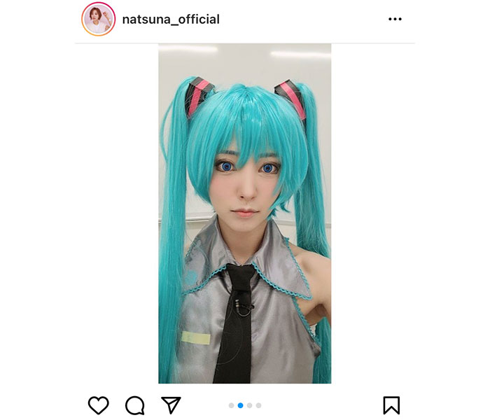 夏菜が初音ミクのコスプレを披露！ファンから絶賛の声ぞくぞく