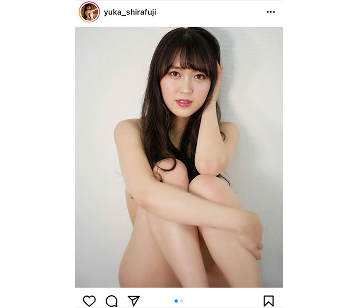 白藤有華、着てる？着てない！？妄想ショットで誘惑