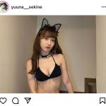 関根優那、セクシーすぎる黒猫グラビアで美乳披露！