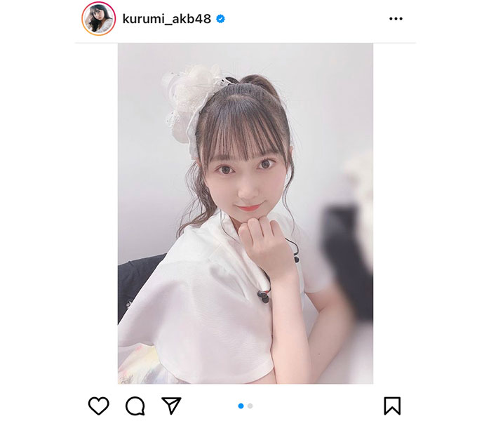 AKB48 鈴木くるみ、目線逸らしのアイドルショットが可愛すぎる！