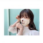 高橋ひかる、犬の顔が描かれたマスク姿が可愛すぎる！