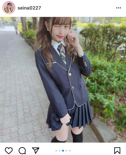 竹内星菜、ハーフツインの最強制服コーデに反響ぞくぞく！「世界一制服が似合う」