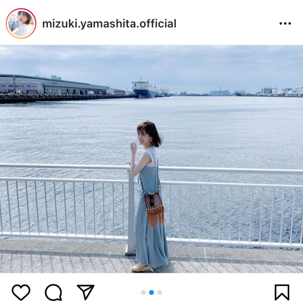 乃木坂46 山下美月、爽やかな夏コーデでデート気分！