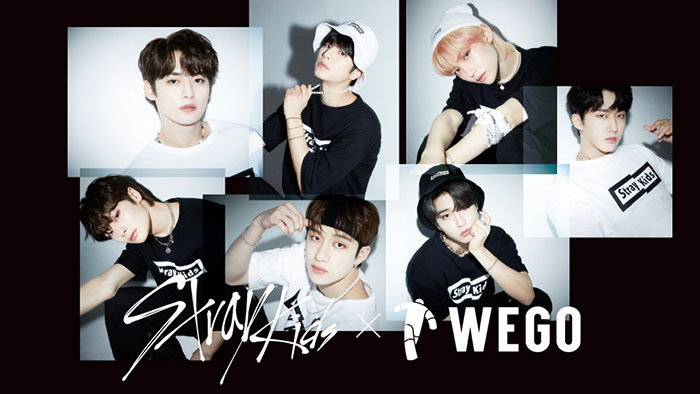 Stray Kids、人気アパレルブランド「WEGO」とのコラボレーションアイテムが発売決定！