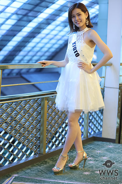 ＜ミスユニバーシティ京都代表＞同志社大学・大谷智香さんが美しすぎる白ドレスで登場！「憧れは菜々緒さんです。」