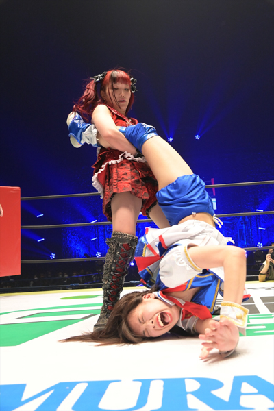 SKE48 荒井優希、初の有観客試合でプロレスデビュー2戦目