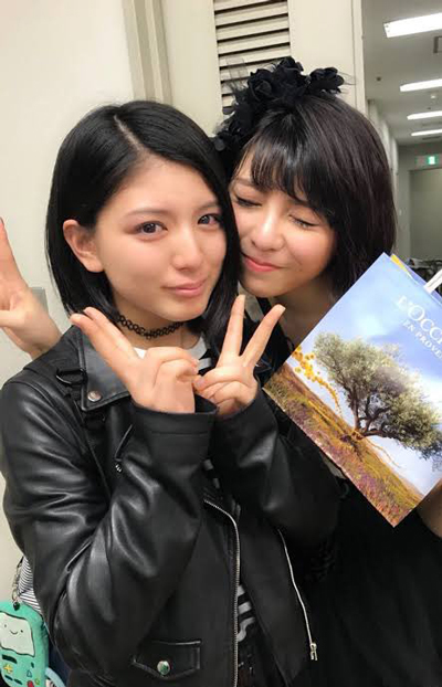 田中美麗、坂元葉月（わーすた）とのツーショットを公開！「涙目でもらい泣き」「オタクも最後までがんばる」