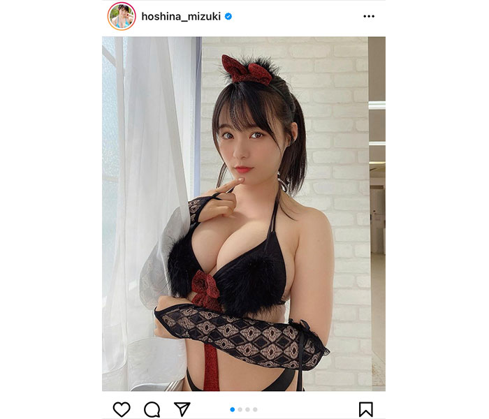 星名美津紀のセクシー猫ビキニに悩殺！「美しく綺麗」「最っ高！！！」