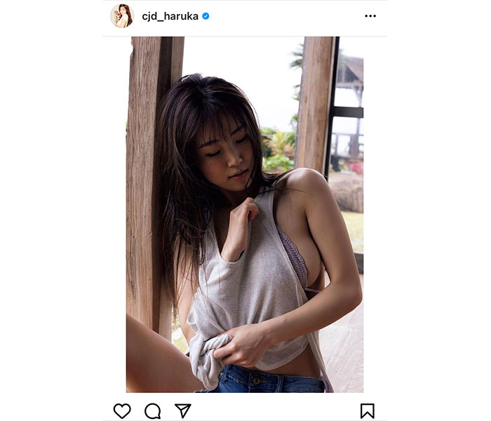 サイバージャパンダンサーズ・HARUKA、ハミ乳のポートレートに歓喜の声