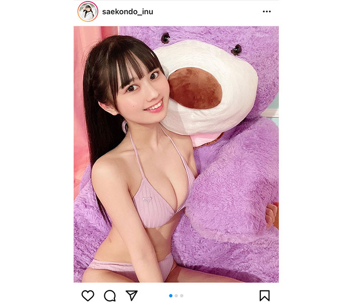 #ババババンビ 近藤沙瑛子、「非の打ち所がない」美麗なグラビアショットにファン悶絶