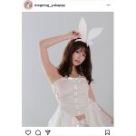 小日向ゆかの白うさぎコスプレが可愛すぎる！「美しすぎます」「見惚れちゃうよ」