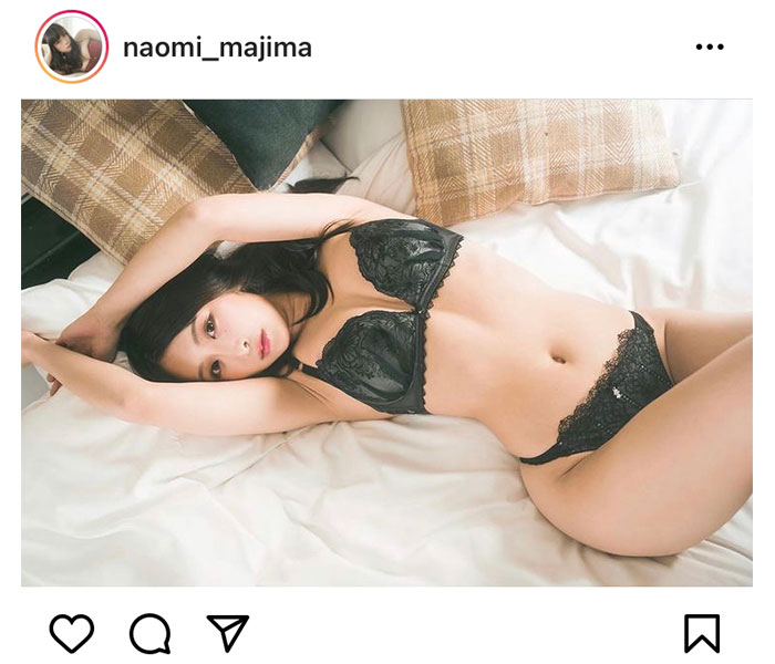 真島なおみのお目覚めセクシーショットがたまらない！