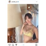 NMB48 上西怜 、ポニーテールが揺れる爽やかセクシーなビキニショット公開！